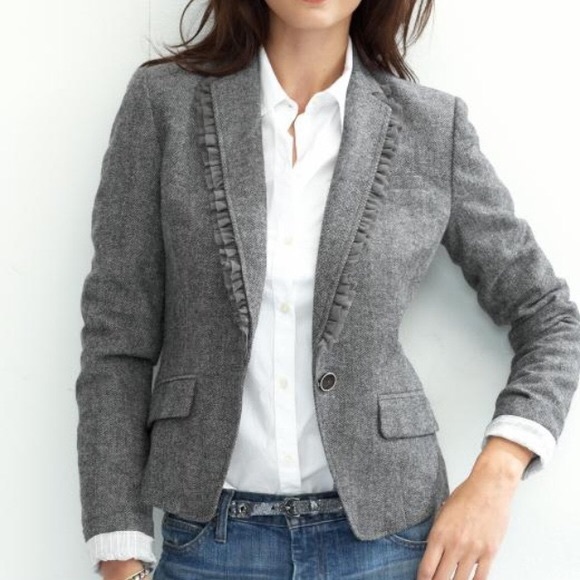 Banana Republic Jackets & Blazers - 🧥🆕Banana Republic Gray Wool Herringbone Blazer🧥